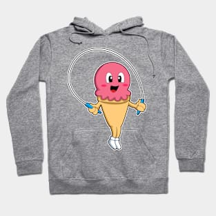 Ice cream at Fitness with Rope Hoodie